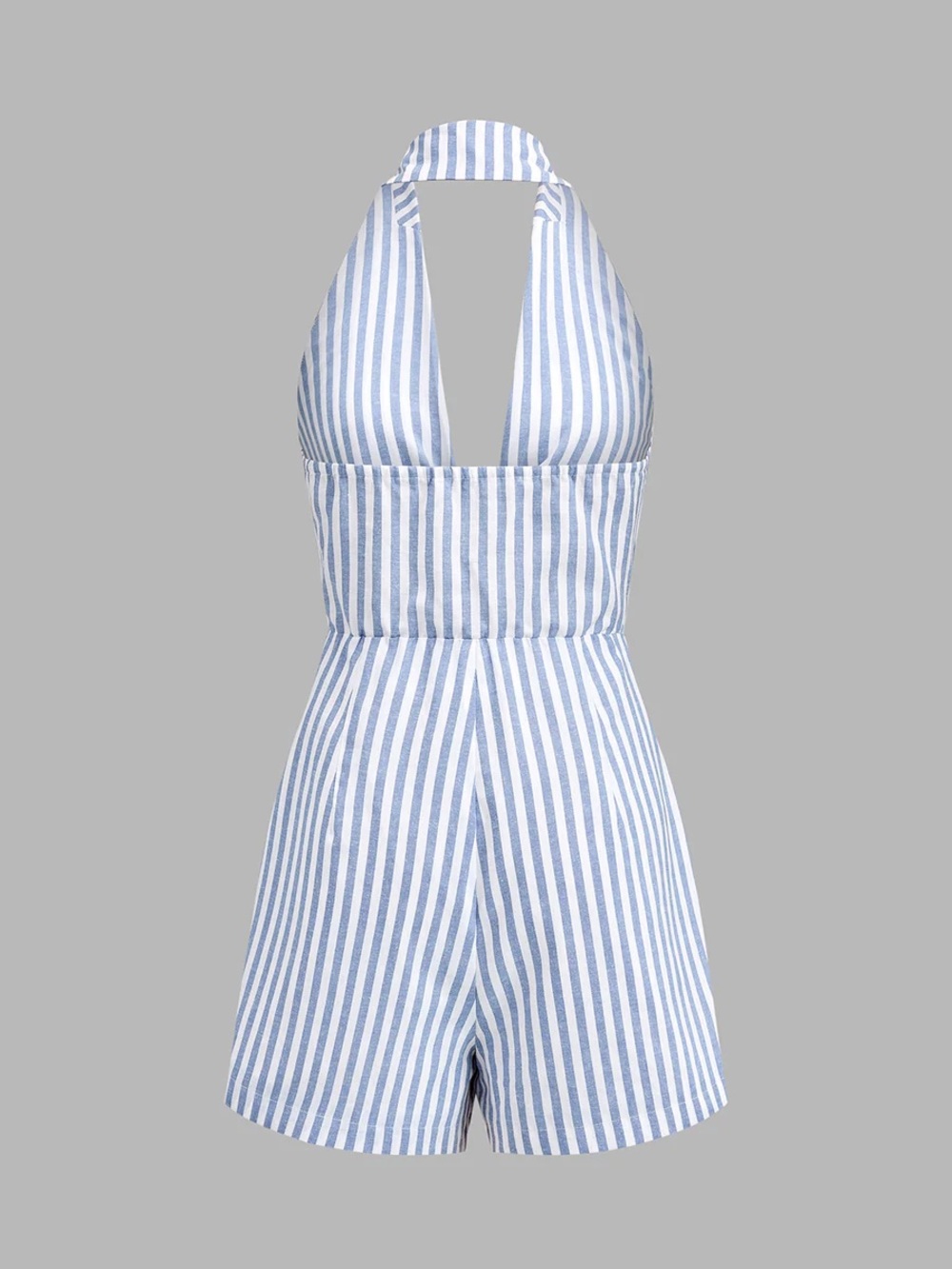 NWT 🦋 Commense Striped Tie Frint Romper - Picture 3 of 14